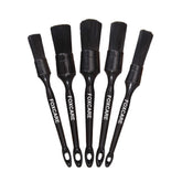 Foxcare Auto detailing Black brushes set of 5pcs